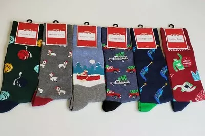 Holiday Time CHRISTMAS Novelty Knee High Crew Socks Lot X6 Sz 6-12 NEW Narwhal  • $19.99