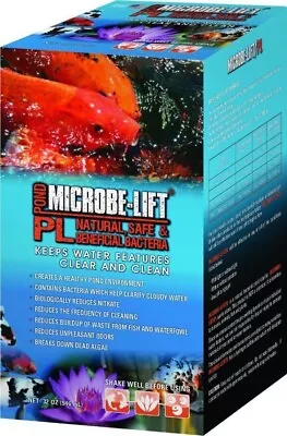 Microbe Lift PL 32 Oz -liquid Beneficial Bacteria-good-pond-natural-safe-946ml • $29.99