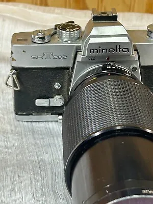 Minolta SRT-202 Camera With Vivitar Series 1 70-210 MM Lens Untested Parts Only! • $39.99