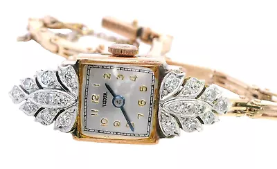 Tudor Ladies 9ct Yellow Gold And Diamond Wristwatch - Timeless Luxury Redefined • $1300