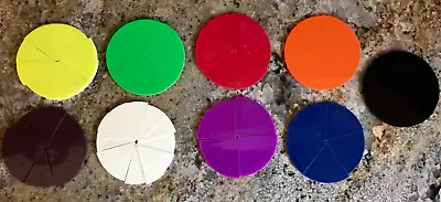 Math Manipulatives Plastic Fraction Circles Tools Home School • $6.99