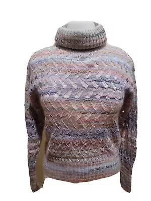 Missoni Made In Italy Vintage  Wool/ Mohair Mix Turtleneck Sweater Size 42 • $59.99