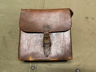 Original Wwii Ija Japanese Army Infantry Leather Map Carry Case • $79.96