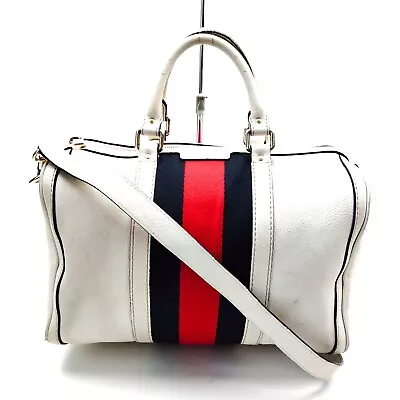 Gucci Hand Bag  White Leather 1182741 • $20.50