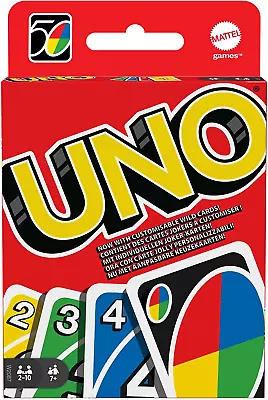 UNO - Classic Colour & Number Matching Card Game - 112 Cards - Customizable & Er • $10.47