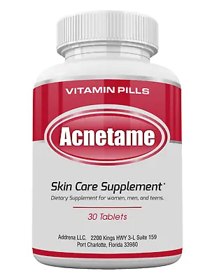 $30.99 • Buy Acnetame 30 Count- Best Acne Supplement OTC For Men, Women, And Teens