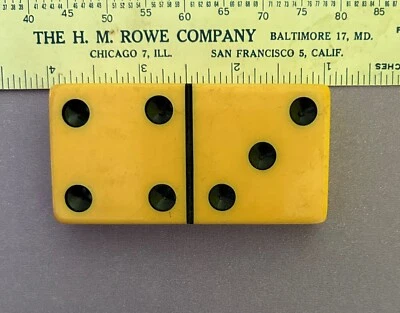 $9 • Buy Vintage Bakelite Huge Domino