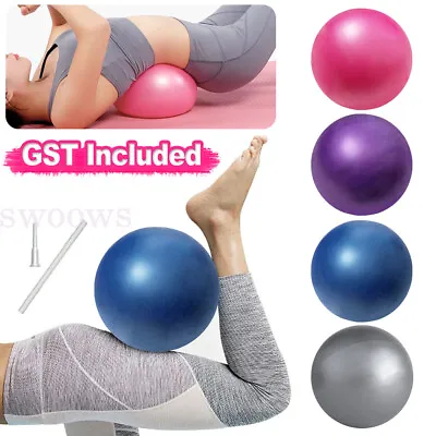 $7.32 • Buy 25cm Mini Yoga Ball Pilates Fitness Exercise Stability Ball Women Lady Gym Hot