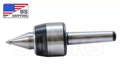 SHARS MT 2 Morse Taper CNC 0.0002  LONG NOSE LIVE CENTER 265LBS + CERTIFICATE #[ • $95.65