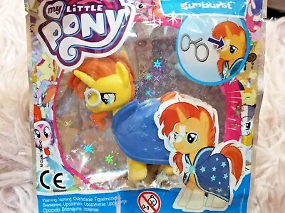 Sunburst MLP Pony Figure Limited Edition HASBRO From Magazine (sealed) • $10.95