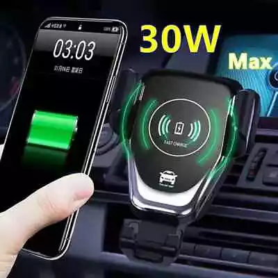 New Super Fast Wireless Charger Car Phone Holder • $16.49