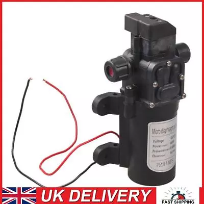 12V 60W Self Priming Pump Large Flow Water Pumping For Caravan RV Boat Marine • £18.19