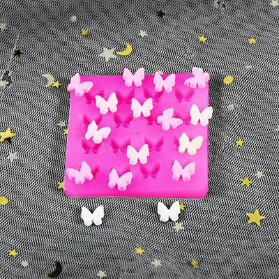 1pcs Butterfly Shape Epoxy Molds Charm Pendant Clay Handmade Silcone Mou_~~ • $6.51