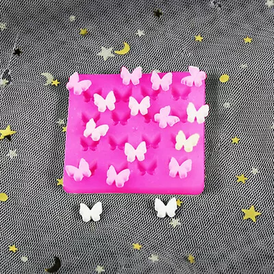 1pcs Butterfly Shape Epoxy Molds Charm Pendant Clay Handmade Silcone MoulFM • $1.80