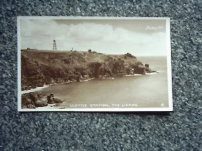 £1.50 • Buy Postcard Lloyds Station The Lizard Cornwall 1947