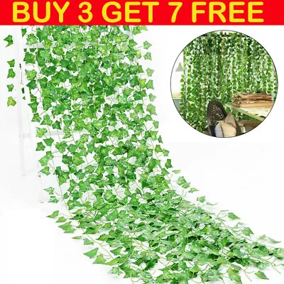 Artificial Hanging Plant Vine Ivy Leaf Fake Greenery Garland Party Wedding Decor • £3.79