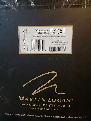 Martin Logan Motion 50XT Center Channel Speaker GLOSS White -new • $436.18