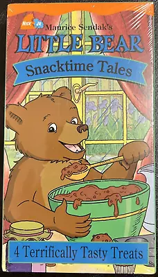 VHS Nick Jr Maurice Sendak's Little Bear Snack Time Tales 4 Tasty Treats New • $52.49