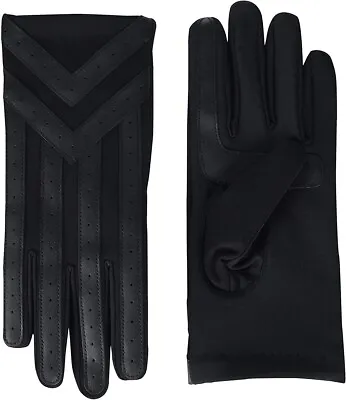 Isotoner Men’s Heritage Woven Stretch Glove With Appliques - A70137 • $42