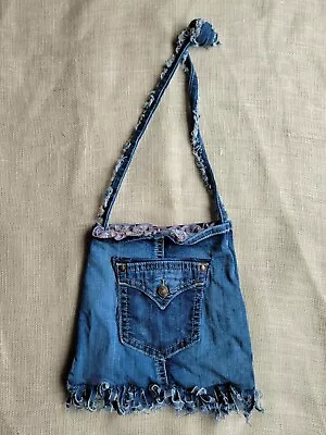 Miss Me Jeans Handmade Denim Bag • $32.98