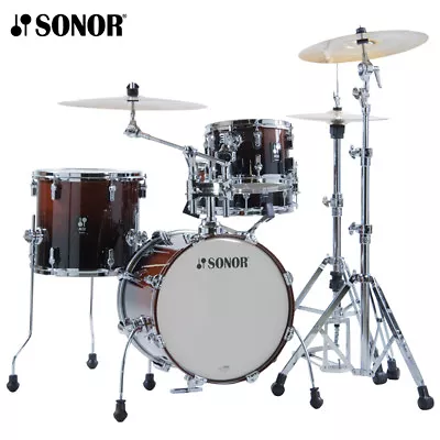 Sonor AQ2 Series 4 Piece SAFARI Drum Set Shell Pack Brown Fade • $1019