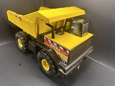 Vintage Mighty Tonka XMB-975 Loader Metal Dump Truck 768 Yellow • $35.19