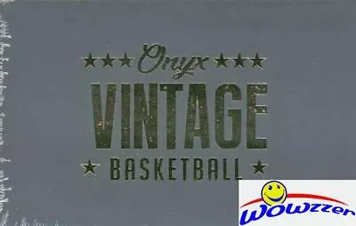 2021/22 Onyx Vintage Collection BASKETBALL HOBBY Sealed Box-2 ON-CARD AUTOGRAPHS • $39.95