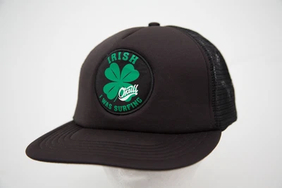 $9.87 • Buy Oneill Trucker Hat Mesh Bottle Opener Irish I Was Surfing Surf Surfer Clover 