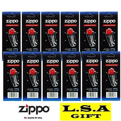 New Zippo Replacement 12 Flint Value Packs For All Zippo Lighter • $14.95