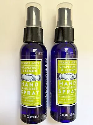 2 Bottles Trader Joe’s Grapefruit  Lemon Hand Wash Cleaning Spray 2 FL Oz (59mL) • $12.80