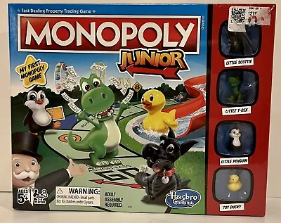 Hasbro Gaming - Monopoly Junior Table-Top Board Game - Learn - Educational - NEW • $17.99