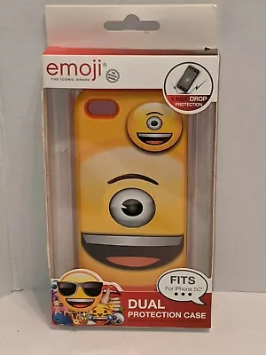 Emoji Brand Yellow One Eyed Smiley Iphone 5c Case Dual Protection Minion *NEW* • $9.99