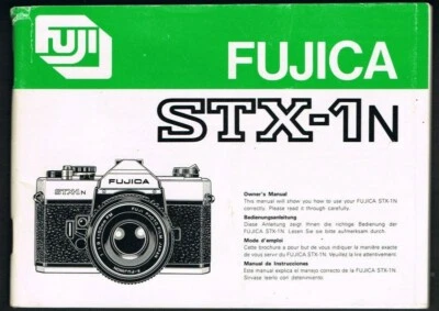 £1.50 • Buy Fujica STX-1N Camera Instruction Manual. 93 Pages..