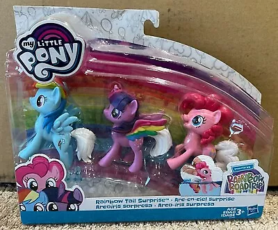 Hasbro My Little Pony Rainbow Tail Surprise Collection Rainbow Roadtrip 3 PK NEW • $19.99