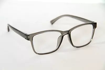 Jones New York Clear Gray Plastic Eyeglasses Frames JNMR067-JS 54-18-139 +2.00 • $9.99