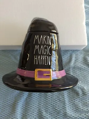 Rae Dunn  MAKING MAGIC HAPPEN  Witch Hat Canister/Cookie Jar-Halloween • $7.99