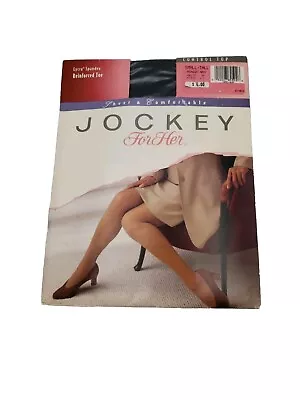 Jockey For Her Small Tall Midnight Navy Sheer Comfortable Pantyhose Vtg Control • $5.99