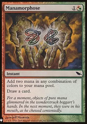 MTG Magic The Gathering Manamorphose (1526/1703) Mystery Booster LP • $3.95