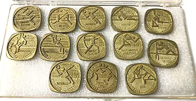 1972 Munich Olympics Canadian Olympic Association  13 Diff Tokens   9/19 • $3.46