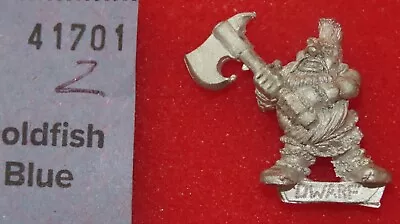 Warhammer Marauder Dwarf Troll Slayer Dwarves Slayers Metal Figure 1991 MM16 GW • £9.99