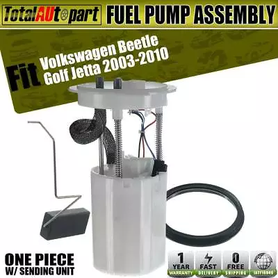 Fuel Pump Assembly For Volkswagen Beetle Golf Jetta 03-2010 W/ 5.4” Outer Flange • $50.23