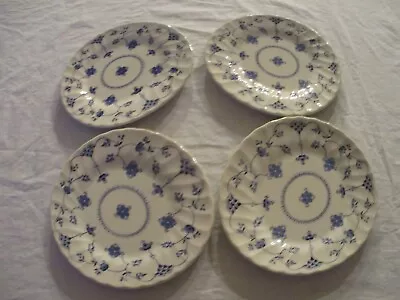 Myott Finlandia  England  Hand Engraved Blue Pattern (4) 6-3/4  Plates Set • $23.99