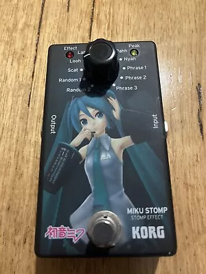 Korg Miku Stomp Guitar Effects Pedal • $163.49