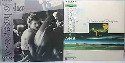 A-HA - Lot Of 2 Vinyl LPs / Japan W/Obi & Insert • $33