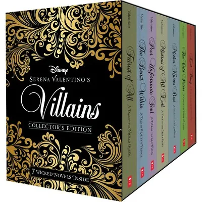 NEW Disney Villains Wicked Tales Collection 7 Books Collector's Edition Gift Set • $56