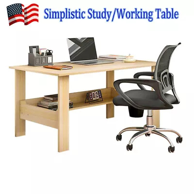 Simplistic Table ShelfMakeup Vanity Console TableModern Home Office Study Desk • $33