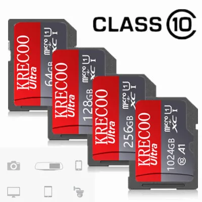 1TB Micro SD Memory Card Class 10 Flash TF Card Mini For Phone Tablet Camera • $19.19
