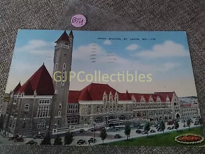 PBTU Train Or Station Postcard Railroad RR UNION STATION ST LOUIS MO • $9.07