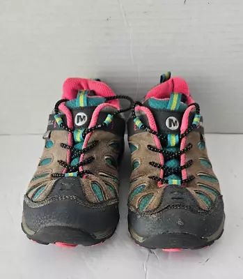 Merrell Chameleon Low Lace Kid's Shoes Size 1m Mc55609 Multicolor • $10