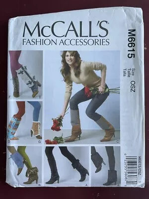  McCalls M6615 Spats Steampunk UNCUT Factory Folded Pattern • $9.99